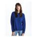 LC Waikiki Crew Neck Plain Long Sleeve Oversize Women's Knitwear Sweater