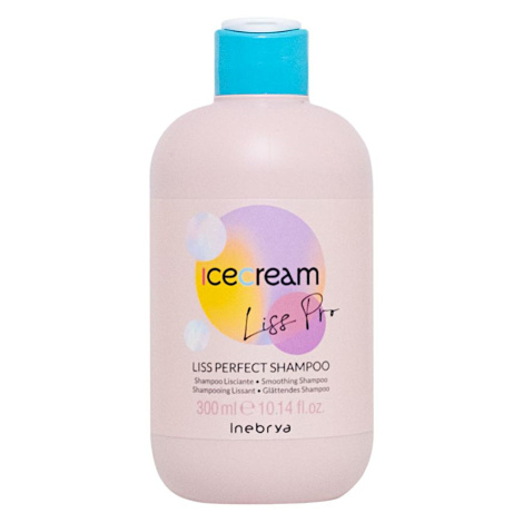 Vyhladzujúci šampón pre nepoddajné a kučeravé vlasy Inebrya Ice Cream Liss Perfect Shampoo - 300