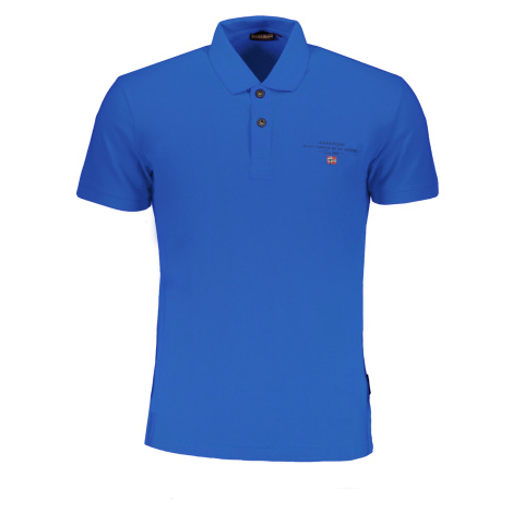 NAPAPIJRI MEN'S SHORT SLEEVED POLO SHIRT BLUE
