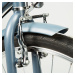 Mestský bicykel Elops 120 so zvýšeným rámom modrý