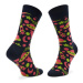 Happy Socks Ponožky Vysoké Unisex INS01-6500 Čierna