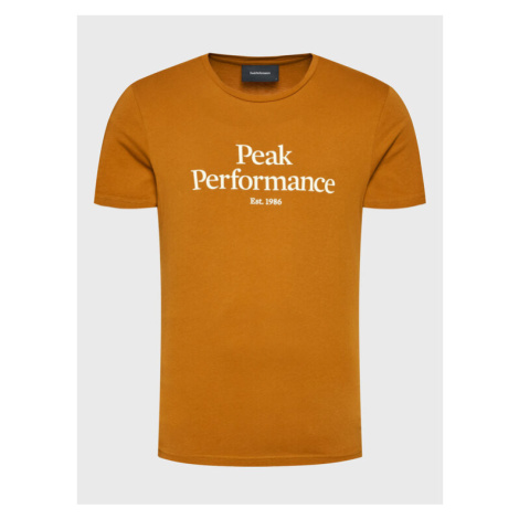 Peak Performance Tričko Original G77692340 Oranžová Slim Fit