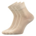 Lonka Demi Unisex ponožky - 3 páry BM000000566900100816 béžová