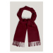 ŠÁL GANT UNISEX. WOOL SCARF WINE RED