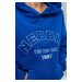 NEBBIA - Oversize mikina s kapucňou GYM RAT 256 (blue) - NEBBIA