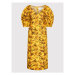 Remain Každodenné šaty Lassy RM852 Žltá Regular Fit