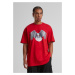 Men's T-shirt Sick Eagle Heavy Oversize red