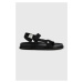 Detské sandále GAP čierna farba