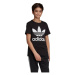 Juniorské tričko s krátkym rukávom ADIDAS ORIGINALS TREFOIL TEE-DV2905-BLACK WHITE