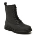 Calvin Klein Jeans Členková obuv Chunky Combat Laceup Boot Rub YW0YW01066 Čierna