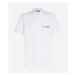 Tričko Karl Lagerfeld Elongated Logo Pique Polo White