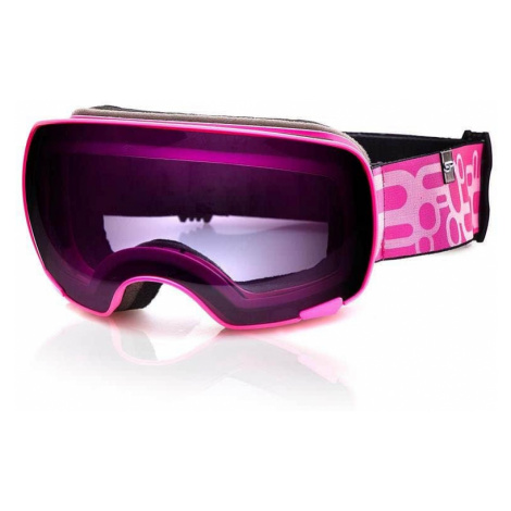 Spokey YOHO lyžařské brýle růžové