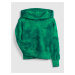 Zelená dievčenská mikina hoodie batika GAP