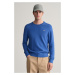 SVETER GANT STRUCTURED COTTON C-NECK RICH BLUE