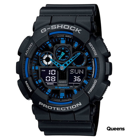 Hodinky Casio G-Shock GA 100-1A2ER Black/ Blue