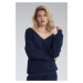 Figl Woman's Sweatshirt M799 Navy Blue