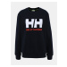 Dark blue women's sweatshirt with print HELLY HANSEN Logo - Women