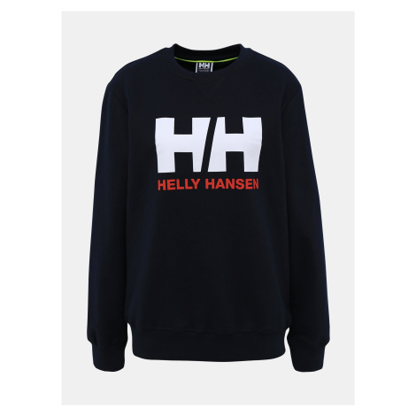 Tmavomodrá dámska mikina s potlačou HELLY HANSEN Logo