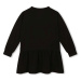 Dievčenské šaty BOSS čierna farba, mini, áčkový strih