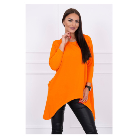 Oversize blouse orange