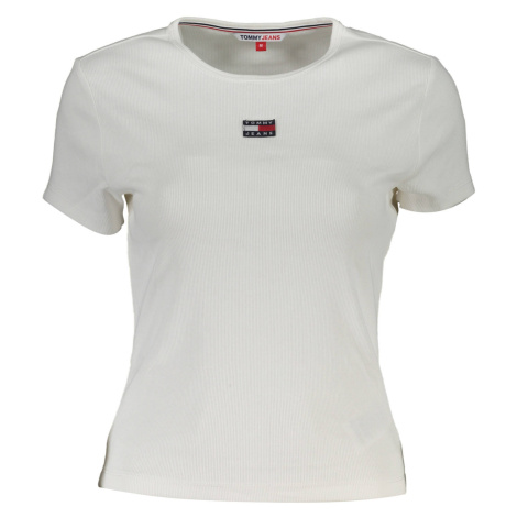 Biele tričko s krátkym rukávom Tommy Hilfiger