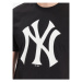 47 Brand Tričko MLB New York Yankees Imprint 47 Echo Tee BB017TEMIME544088JK Čierna Regular Fit