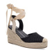 DeeZee Espadrilky WS2509-001 Čierna