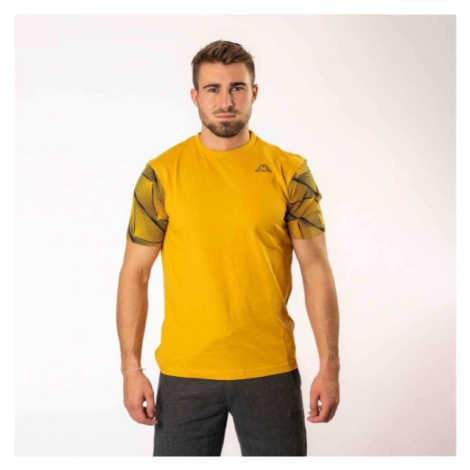 Kappa LOGO ETRO Pánske tričko, žltá, veľkosť