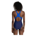 Arena my crystal swimsuit control pro back navy/neon blue xxl - uk40