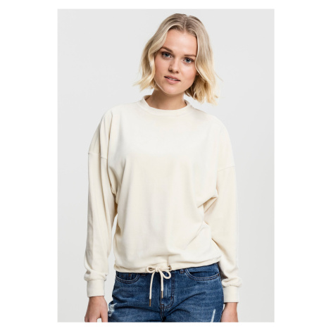 Women's Oversized Velvet Crew Sand Urban Classics