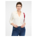 Cream women's blouse with collar ORSAY - Women