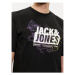 Jack&Jones 2-dielna súprava tričiek Map Logo 12260796 Čierna Regular Fit