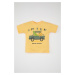 DEFACTO Baby Boy Crew Neck Vehicle Printed Short Sleeve T-Shirt