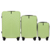 LIMETKOVÁ SADA 3 KUFROV SN120-3, SET OF 3 SUITCASES (L, M, XS) WINGS ABS+, PISTACHIO