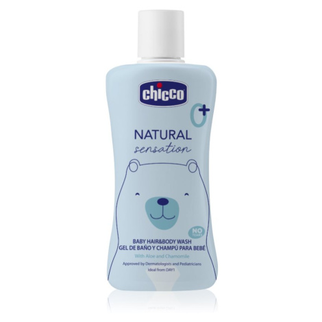 Chicco Natural Sensation Baby šampón a sprchový gél pre deti od narodenia 0+