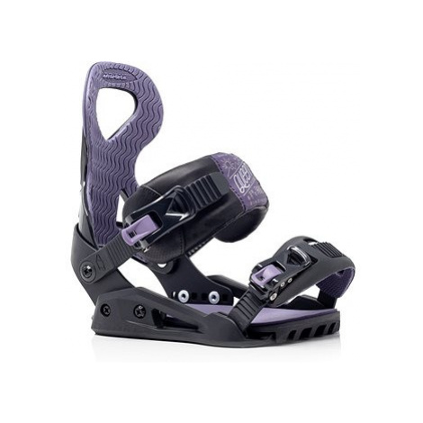 čierne snowboardové viazania