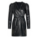 LaMarque Kožené šaty Earline 6334 Čierna Regular Fit