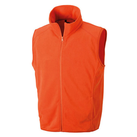 Result Unisex fleecová vesta R116X Orange