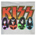 mikina s kapucňou ROCK OFF Kiss Logo, Faces & Icons Čierna