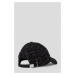 Šiltovka Karl Lagerfeld K/Signature Boucle Cap Black