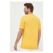 Bavlnené tričko BOSS pánsky,žltá farba,jednofarebný,50468347