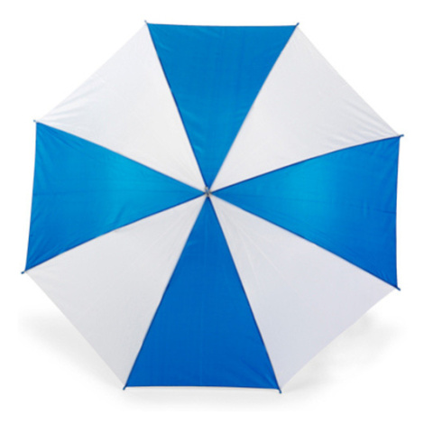L-Merch Automatický dáždnik s drevenou rukoväťou SC4141 Blue