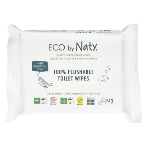 ECO BY NATY Obrúsky vlhčené toaletné Eco