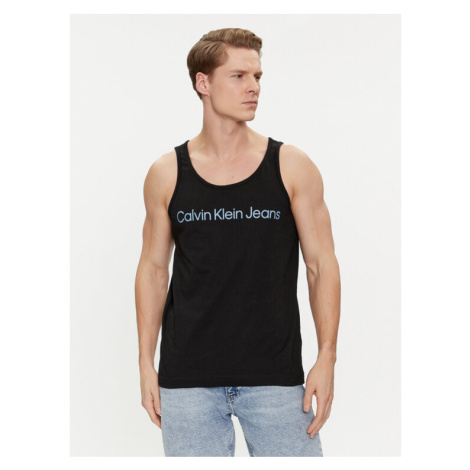 Calvin Klein Jeans Tank top Institutional Logo J30J323099 Čierna Regular Fit