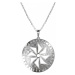 Praqia Jewellery Pánsky strieborný náhrdelník Sol KO5006_MO060_50_RH (retiazka, prívesok)