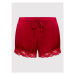 Etam Pyžamové šortky Milky 6515191 Červená Regular Fit