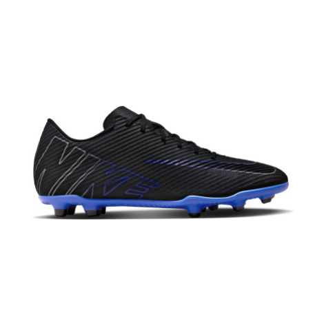 Chlapčenské futbalové kopačky outdoorové NIKE Mercurial Vapor 15-24 Club Jr FG black hyper royal