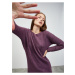 Fialové svetrové šaty ZOOT.lab Coryn