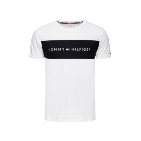 Tommy Hilfiger Tričko Logo Flag UM0UM01170 Biela Regular Fit