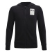 Under Armour UA Rival Terry FZ Hoodie-BLK Jr 1370208-001